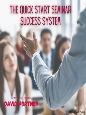 cover image of The Quick Start Seminar Success System